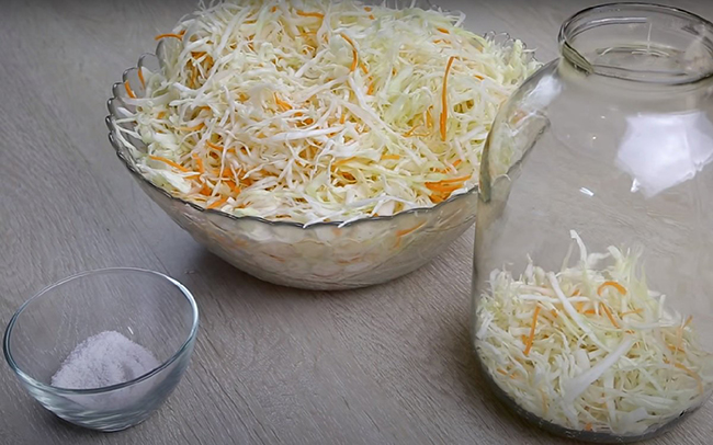 рецепт квашенной капусты